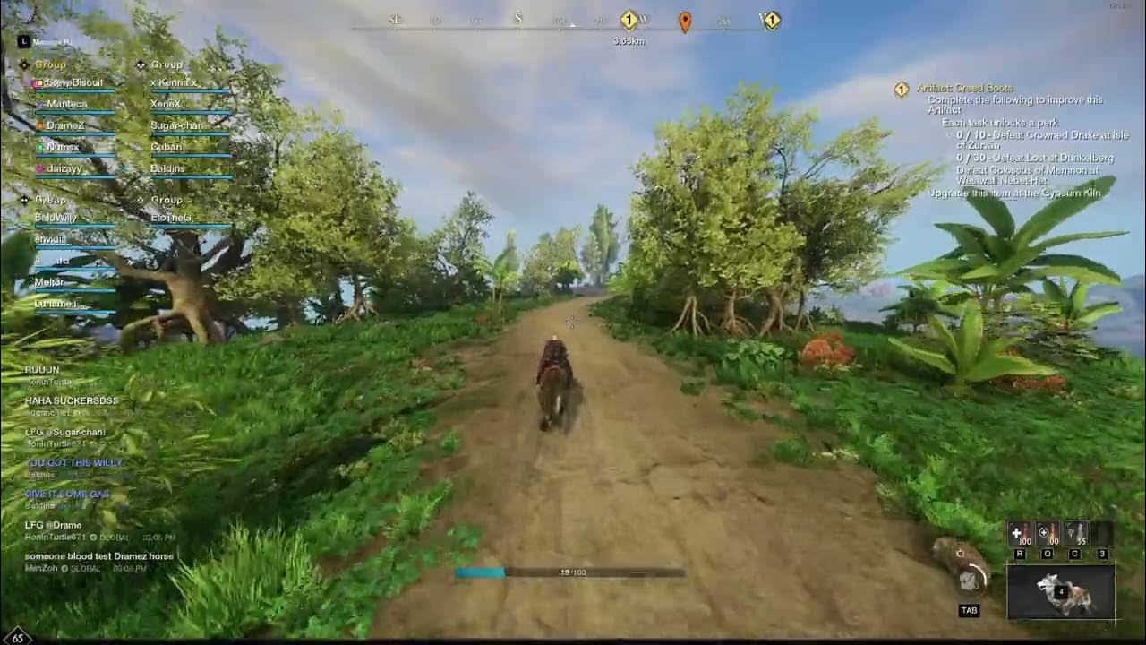 El Dorado's First Official New World Mount Race - YouTube