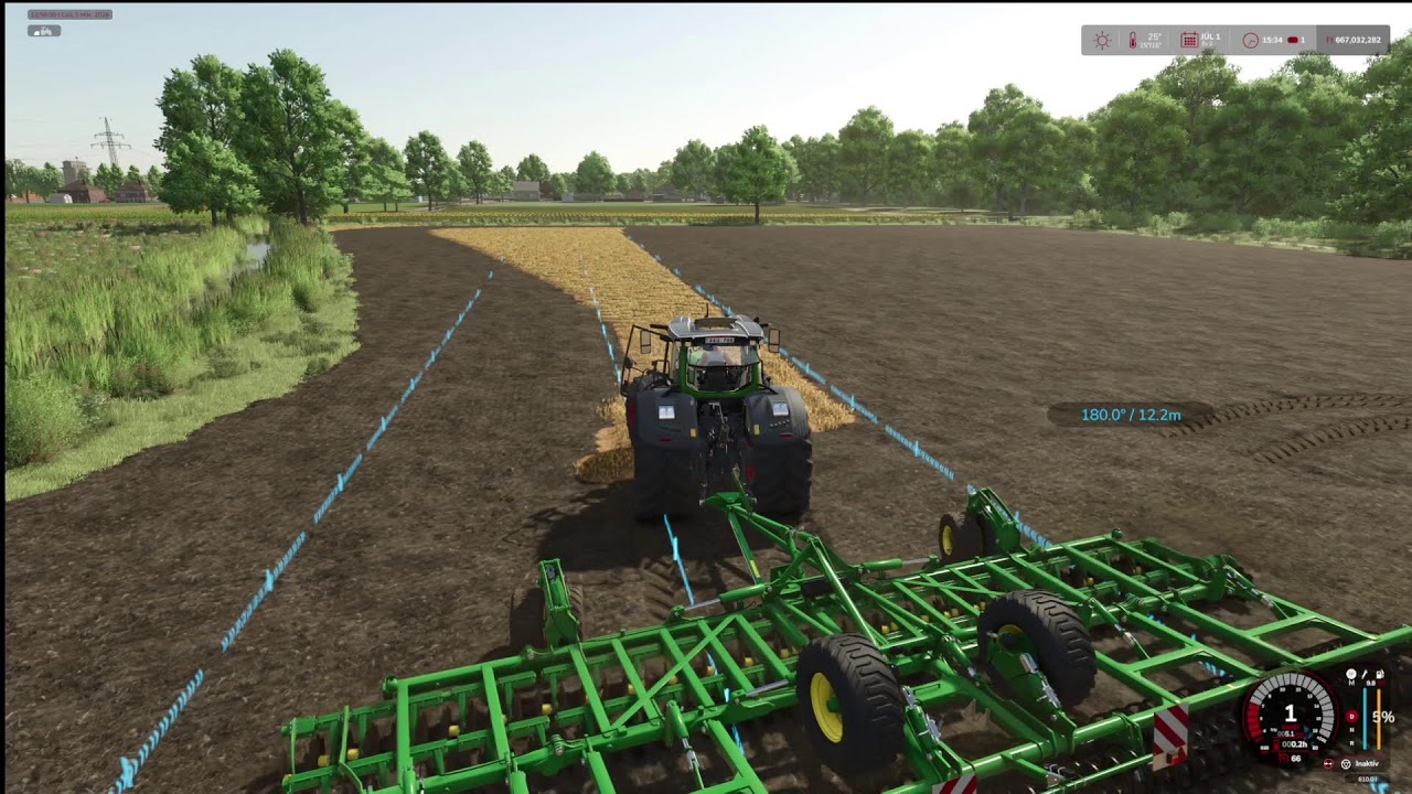 fs25  Újrétalsón  aratom a repcét.