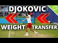 How To Weight Transfer in Tennis Like Novak Djokovic