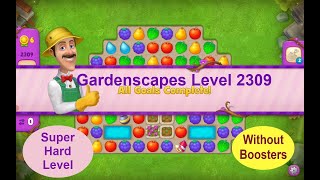 Gardenscapes Level 2309 - [2021] [HD] solution of Level 2309 on Gardenscapes [No Boosters]