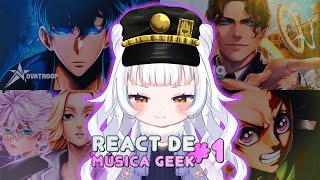 【REACT MÚSICA GEEK #1】 Primeira vez escutando Rap Geek. Será que eu vou gostar?