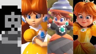 Evolution of Princess Daisy in Super Mario (1989-2026)