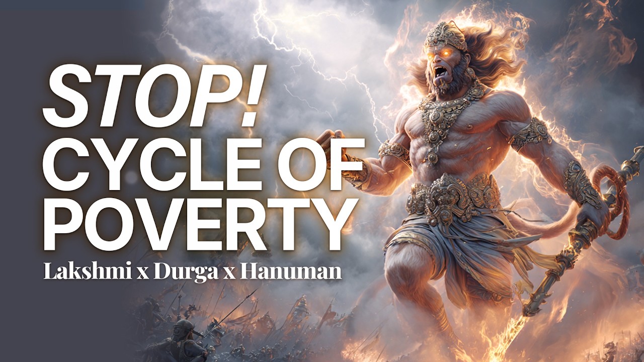 ✨STOP THE CYCLE OF POVERTY & WELCOME INFINITE ABUNDANCE | Lakshmi x Durga x Hanuman