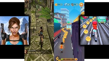 Lara Croft Relic Run Vs Bus Rush 2