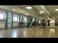 Creative laboratory choreographing in a crossstep waltz 4 pairs