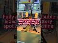 Automatic lithium battery double sided spot welding machine #lithiumbatterywelding#battery factory