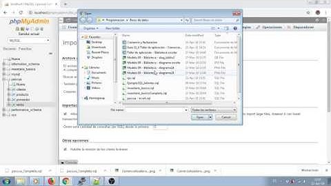 4 - Exportando a un archivo la Configuracion, ejemplo Comercializadora La Pascua.  WAMP y phpMyAdmin
