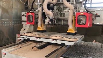 LIH-WOEI Twin table CNC machine-  Vietnam wood working CNC machinery