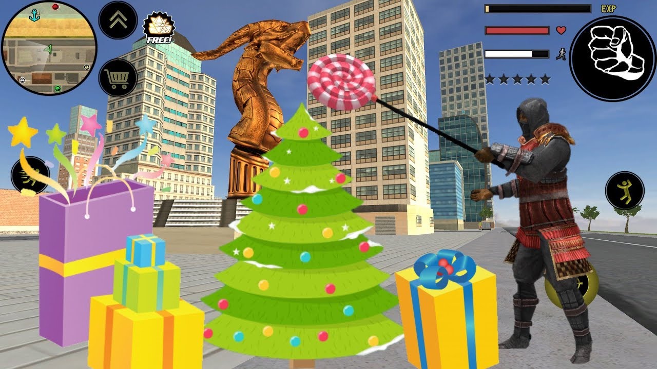 Real Gangster Crime | Naxeex | Christmas Samurai Android Gameplay HD