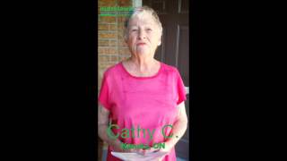Customer Testimonial: Cathy C Kanata, ON