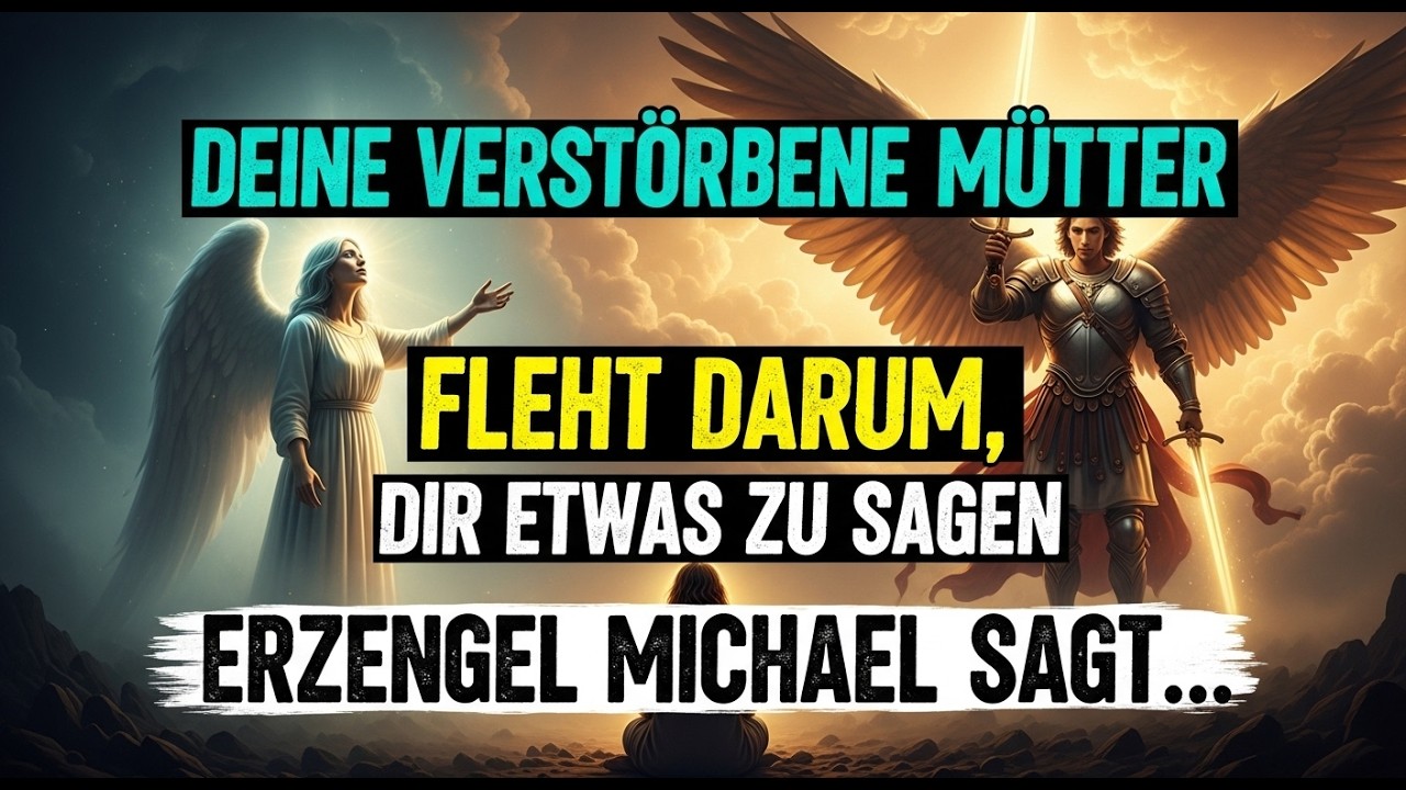 Deine verstorbene Mutter fleht darum, dir etwas zu sagen — Erzengel Michael sagt...