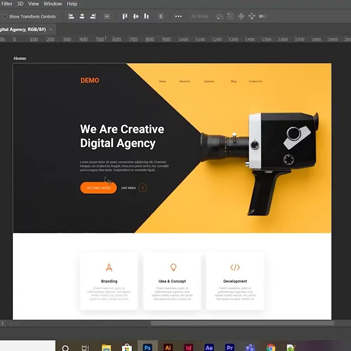 Basic Website Design Structure | Learn CSS & HTML | Web Development ...