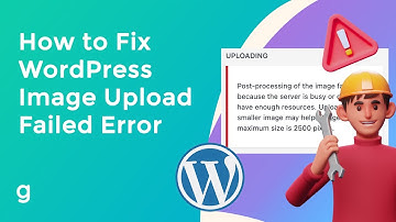 How to Fix WordPress Image Upload Failed Error (EASY)