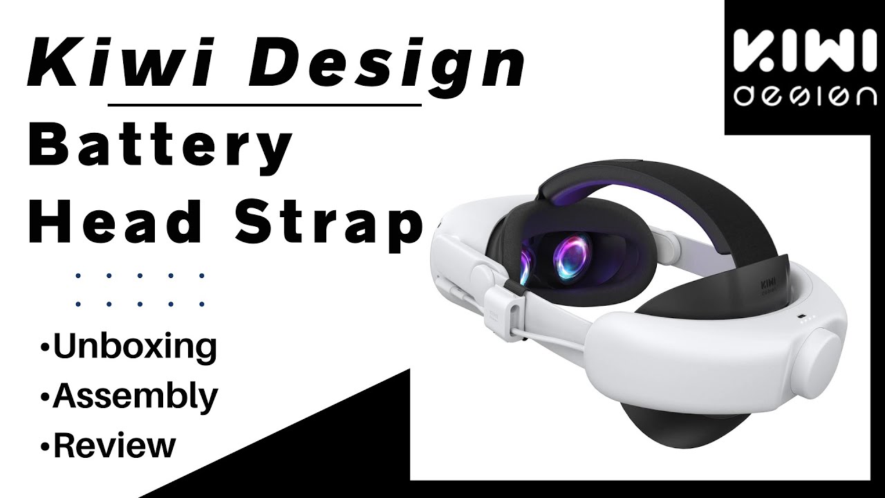 Kiwi Design Battery Head Strap For Quest 2 - Unboxing, Assembly