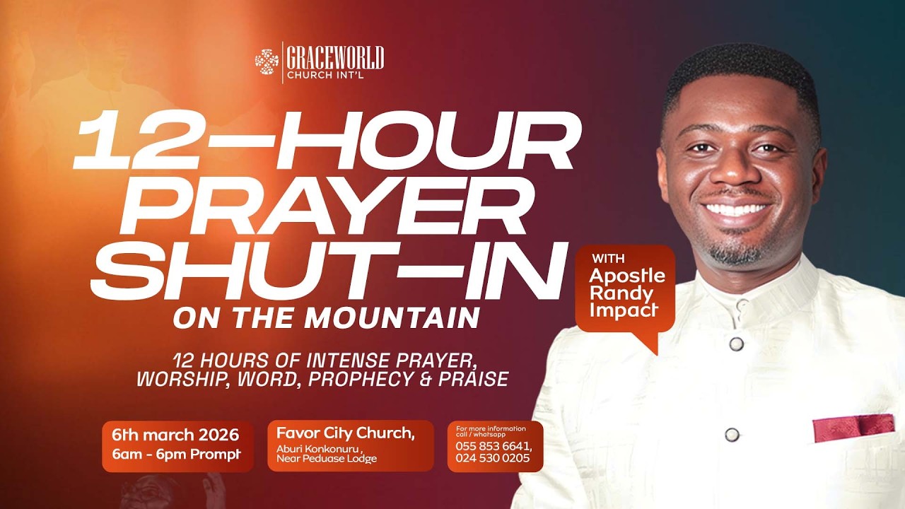 12-HOUR PRAYER SHUT-IN ON THE MOUNTAIN with Apostle Randy Impact || FAVOR CITY CHURCH || 06-03-2026.