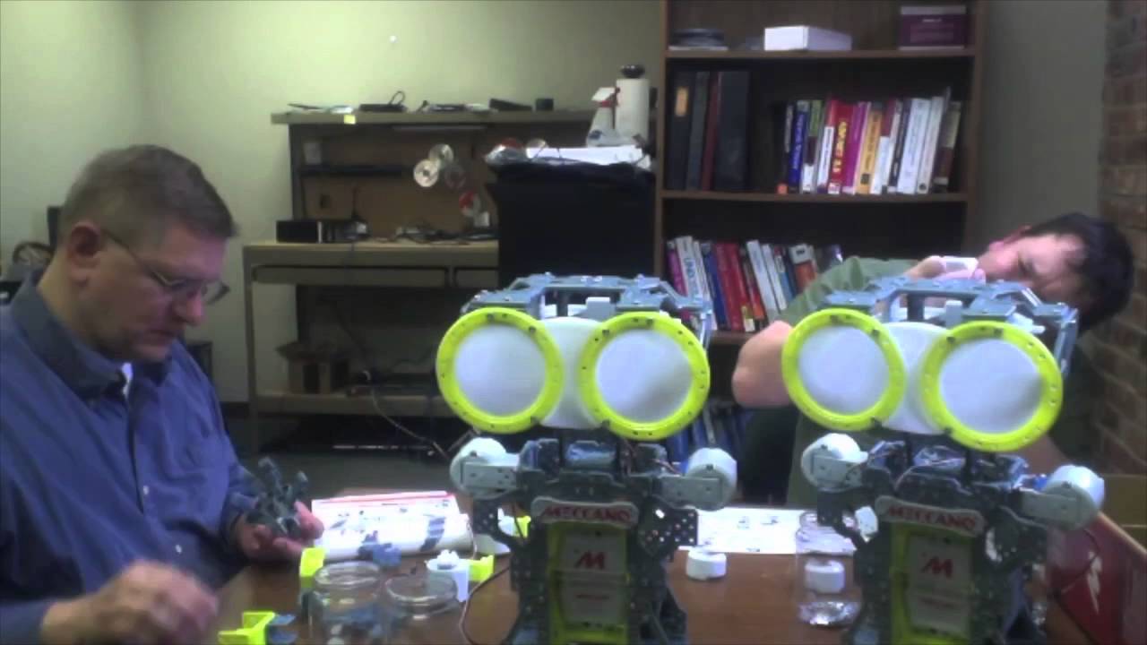 mecanoid build youtube chipmunks christmas carols