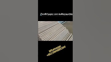 Automatic parallel paper core making machine.