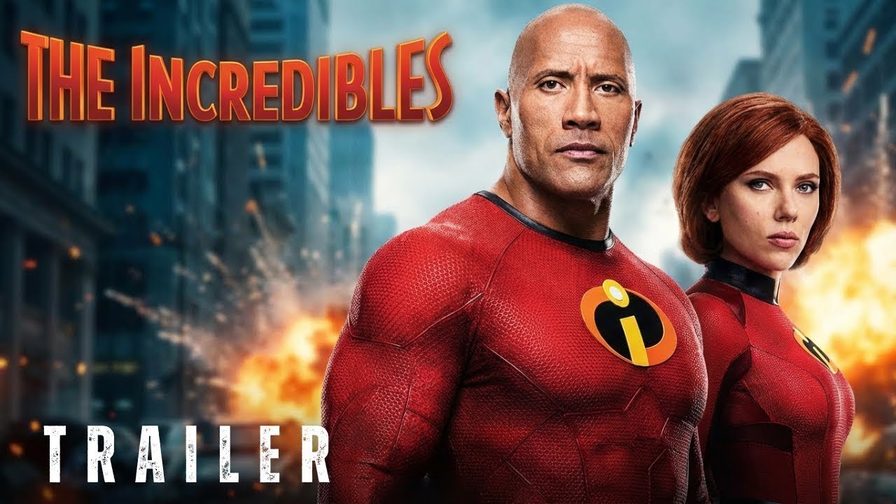 THE INCREDIBLES (2026) – AI Concept Trailer | Dwayne Johnson | Scarlett Johansson | AI MoveReel