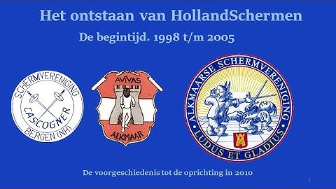 Het ontstaan van HollandSchermen 1998 tm 2005
