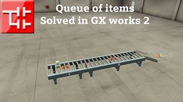 Factory IO Queue of items | GX works 2 | Mitsubishi PLC