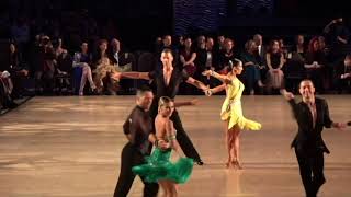 Artur Tarnavskyy and Anastasiya Danilova Ohio Star Ball 2017 Cha Cha