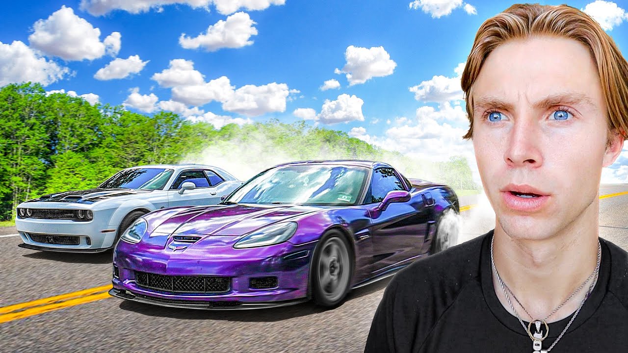 Hunting COCKY Hellcats in My Corvette..