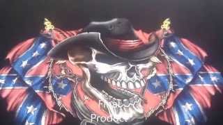 Screen Printing Flag Skull