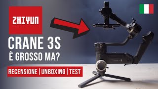 Zhiyun Crane 3S - Unboxing, recensione e prova su strada.