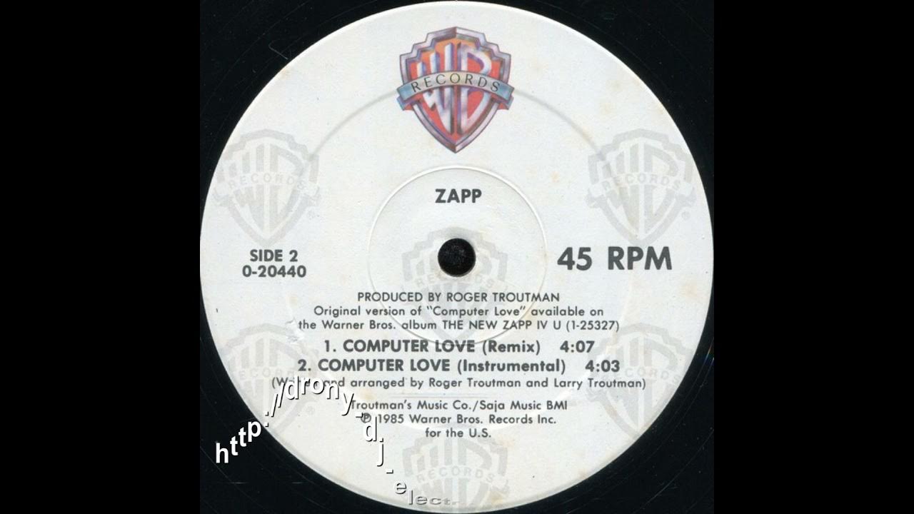 Zapp Computer Love (Instrumental) (1985) YouTube Music