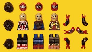 LEGO All Spider-Man (Tobey Maguire | Andrew Garfield | Tom Holland) Unofficial Minifigure | Marvel