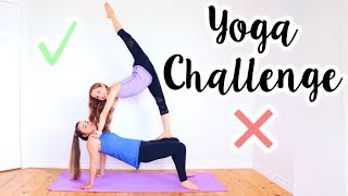 Yoga Challenge With My Sister