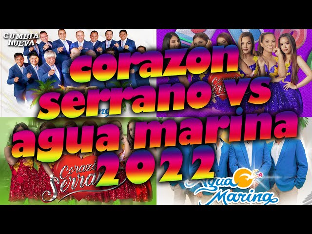 MIX CORAZON SERRANO VS AGUA MARINA - MIX CUMBIA PERUANA - MIX CUMBIA VERANO 2022 class=