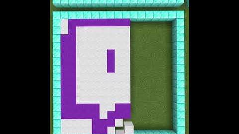 Minecraft Falling Pixel Art #31 (Twitch) |#shorts