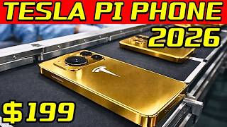 IT’HERE! Tesla Cell Phone Release Date ( Pi Phone 2026 ): $199 + no-fee Starlink? 7-year battery