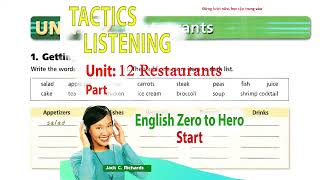 Tactics For listening Basic Unit 12 l Transcription l Luyện nghe tiếng Anh có phụ đề