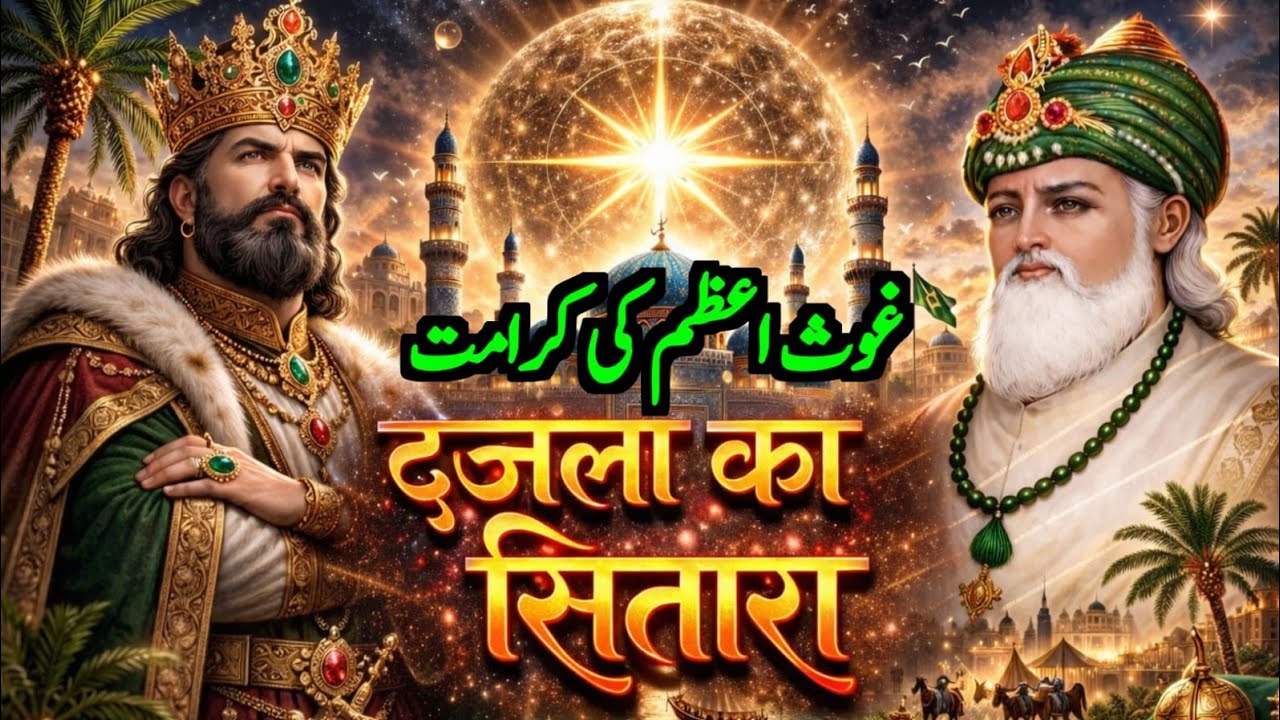 Ghous e Azam Aur Dajla Ka Sitara || Ghous pak Aur Aik Khalifa e Waqt Ki Mullaqat || Wazaif e Ghousia