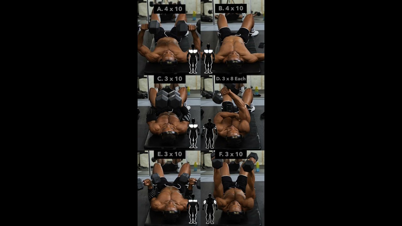 Train Chest Triceps With Dumbbells And No Bench 