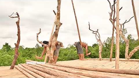 How   To   Build 15m Tree House And Swimming Pools Part I