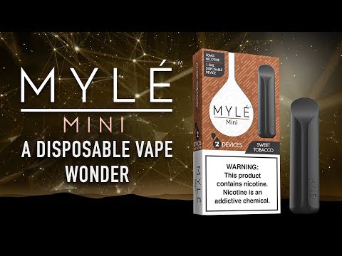 MYLÉ Mini NEW Vape Disposable Device Wonder ★ Unboxing & Review ★