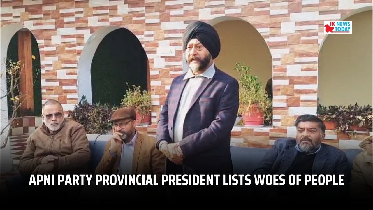 Apni Party Provincial President lists woes of people | JK News Today