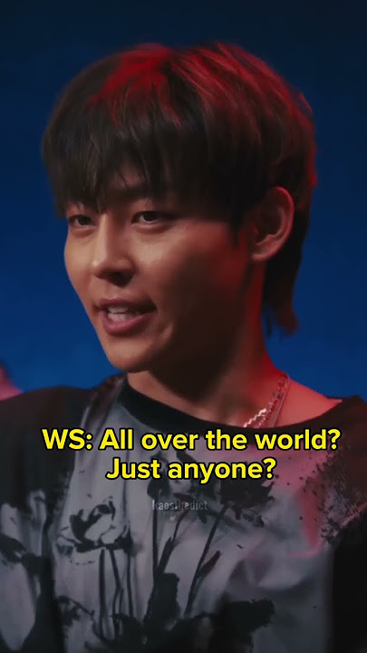 Woosung is so open and honest #Woosung #therose