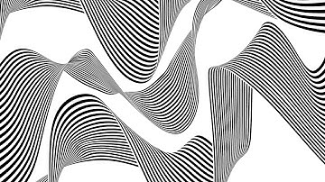 create dynamic 3D line wave art with optical illusion in Adobe Illustrator  - Urdu - Hindi हिन्दी