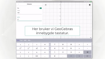GeoGebra på iPad