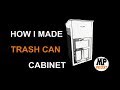 Trash can cabinet Trash can cabinet
