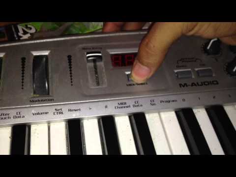 How To Reset Settings On M-Audio Oxygen 8 Midi Controller