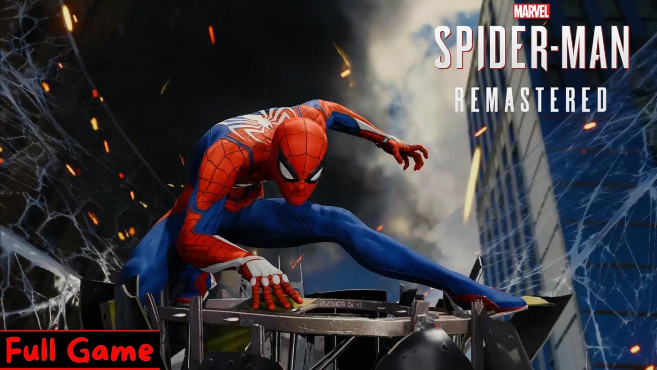 Marvel's Spider-Man Remastered Advanced Suit Gameplay Walkthrough FULL GAME - No Commentary