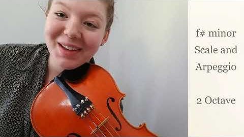 Viola | f# minor Scale and Arpeggio - 2 Octave