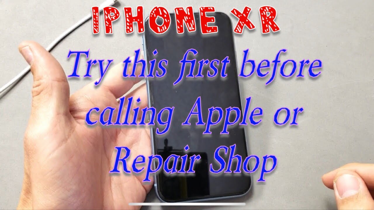 Iphone Xr Fixed Black Screen Laggy Frozen Stuck On Apple Logo