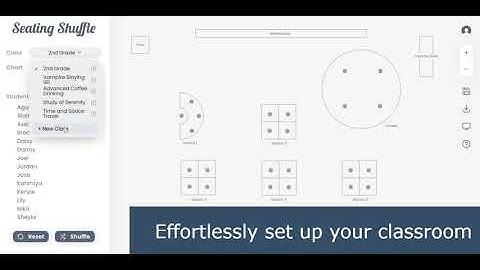 Seating Shuffle: Seating Chart Tool for Teachers (One Setup)