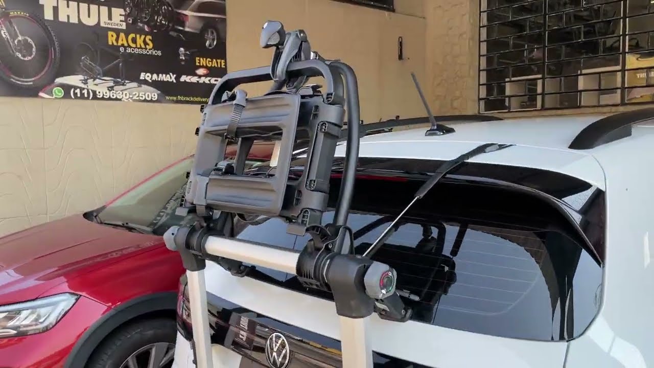 Transbike Thule Outway Platform 2 - Instalado em um VW T-Cross